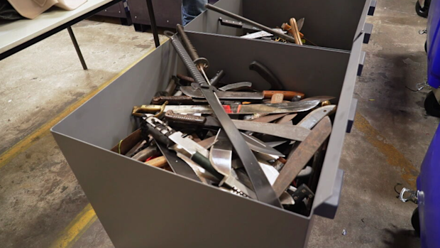 The government says 14,000 weapons have been taken off the streets thanks to the program.