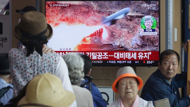 North Korea fired several unidentified short-range projectiles into the sea off its eastern coast, the South Korean Joint Chiefs of Staff said, a likely sign of Pyongyang's growing frustration at stalled diplomatic talks with Washington meant to provide coveted sanctions relief in return for nuclear disarmament. 
