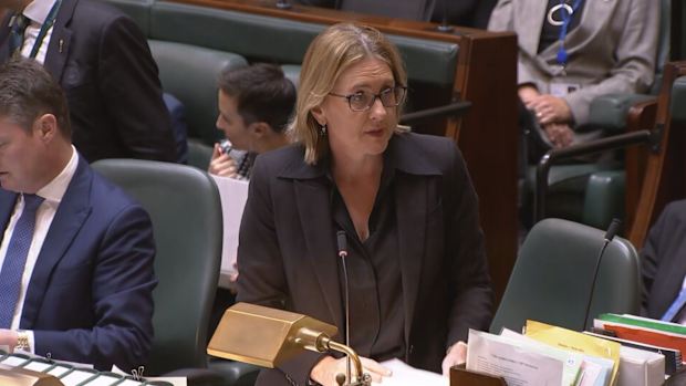 Victoria Premier Jacinta Allan spoke about the shooting during Question Time in Victorian parliament.