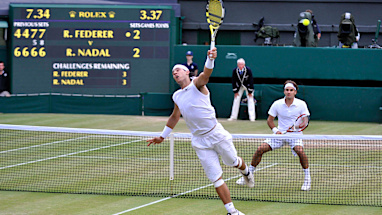 The greatest final ever: Wimbledon 2008 v Rafael Nadal (L)