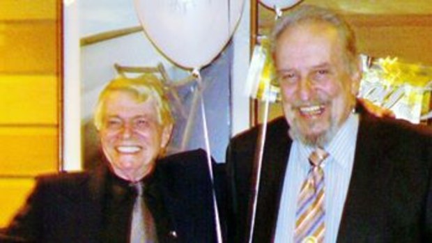 Mouseketeer Dennis Day and Ernie Caswell