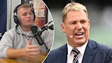 Jackson Warne speaks about his father Shane's death.