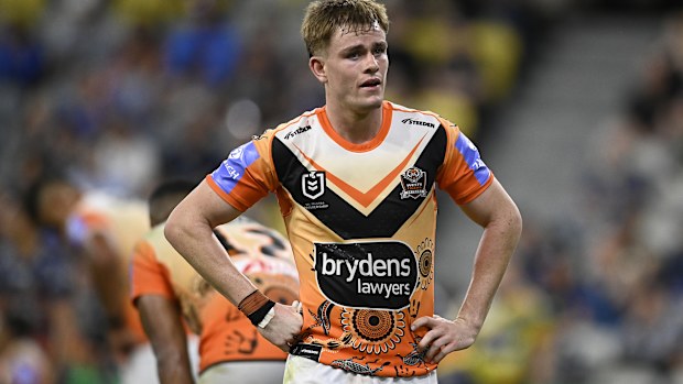 Wests Tigers young gun Lachlan Galvin.