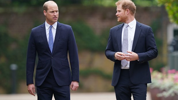 Harry and William olive branch