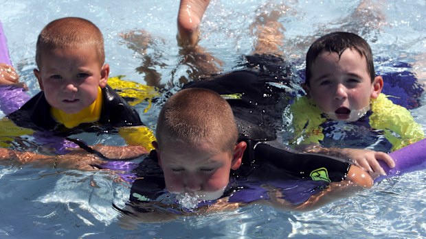 Members of the public have been warned to exercise social distancing at public pools.