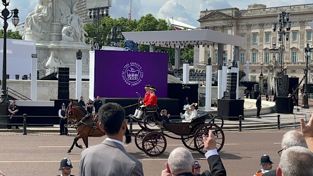 Karishma Sarkari's Trooping the Colour 2022 from the crowd shots