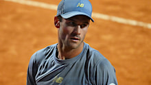American tennis player Tommy Paul during the Italian Open of tennis at Foro Italico.