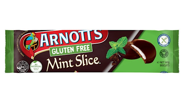 Arnott's launches gluten free Mint Slice classic
