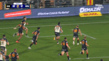 Damian McKenzie denies Tom Wright.
