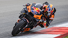 Jack Miller rides for the factory KTM team in MotoGP.