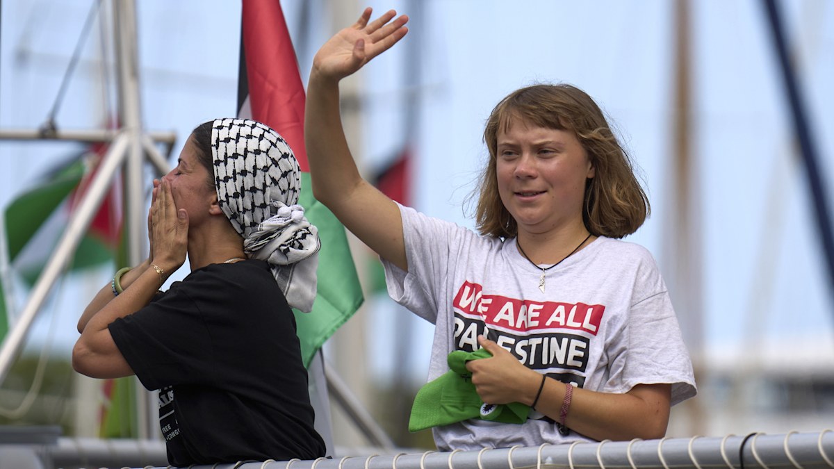 Israel Hamas update: Greta Thunberg joins second aid flotilla bound for ...
