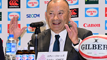 TOKYO, JAPAN - DECEMBER 14: Japan national team new head coach Eddie Jones attends a press conference at Japan Olympic Square on December 14, 2023 in Tokyo, Japan. (Photo by Atsushi Tomura/Getty Images)