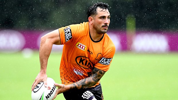 Jack Bird training with the Broncos.