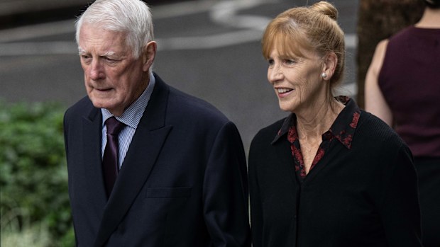 Sue and Len Roberts-Smith appeared in the Federal Court on Monday to support their son, who was accused of being a war criminal in reports co-authored by journalist Nick McKenzie for Nine-owned newspapers.