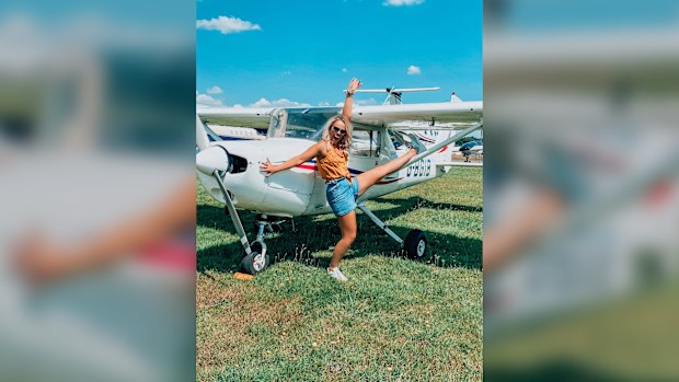 Jordan Hazrati with small plane