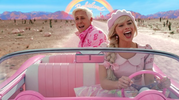 Barbie movie Margot Robbie Barbie Dreamhouse 