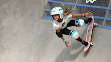 Sky Brown of Great Britain trains for X Games Minneapolis.