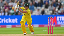 Beth Mooney of Australia bats during the Women's Ashes 1st Vitality IT20 match between England and Australia at Edgbaston on July 01, 2023 in Birmingham, England. (Photo by Dan Mullan/Getty Images)