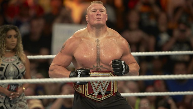 Brock Lesnar had a decorated WWE career. 