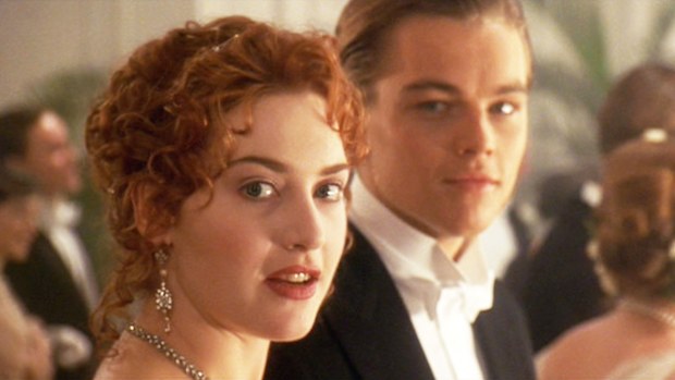 Kate Winslet and Leonardo DiCaprio in Titanic