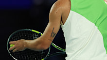 Carlos Alcaraz's US Open tattoo. 