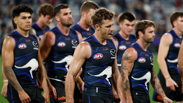 North Melbourne blew their lead to Geelong in the final quarter. 
