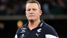 Carlton coach Michael Voss has axed four players from the side that beat Melbourne last week