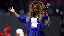Serena Williams was only on screen for a few seconds, but ignited much controversy.