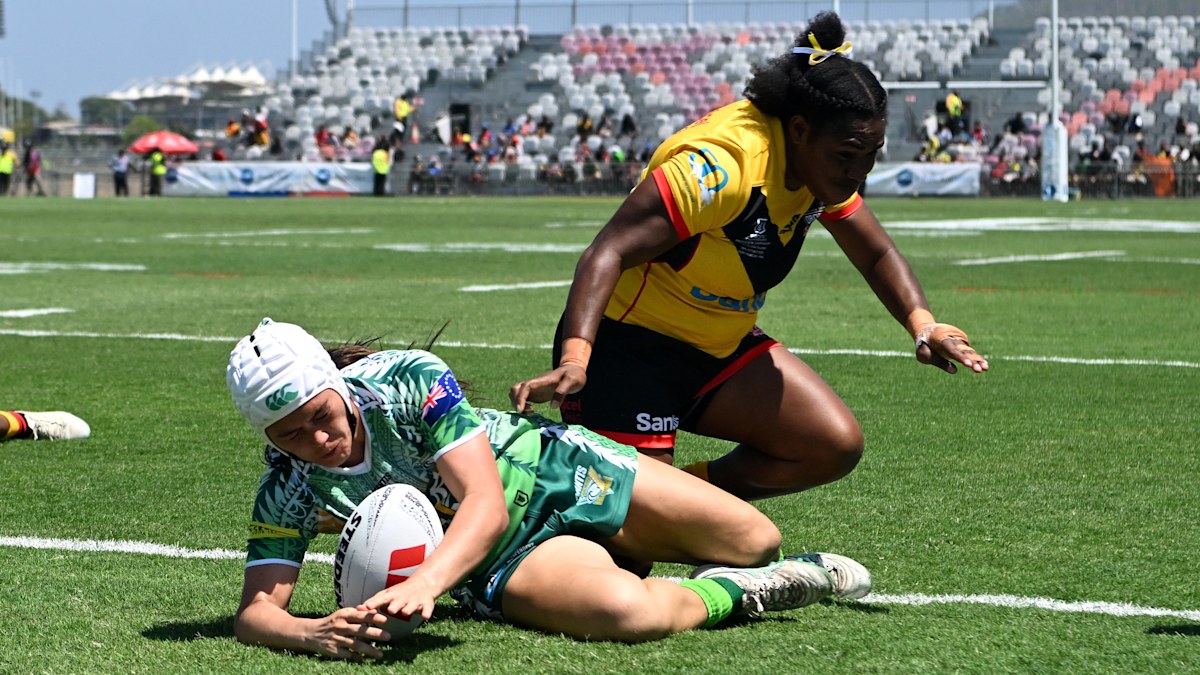 Winger sends message to NRLW clubs in Cook Islands rout