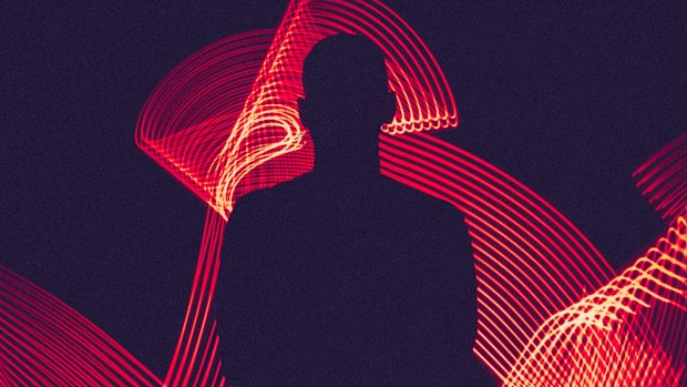Man silhouette stock image.