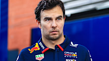 Sergio Perez of Mexico and Oracle Red Bull Racing leaving the FIA garage after the F1 Grand Prix of Belgium at Circuit de Spa-Francorchamps on July 28, 2024 in Spa, Belgium. (Photo by Jayce Illman/Getty Images)