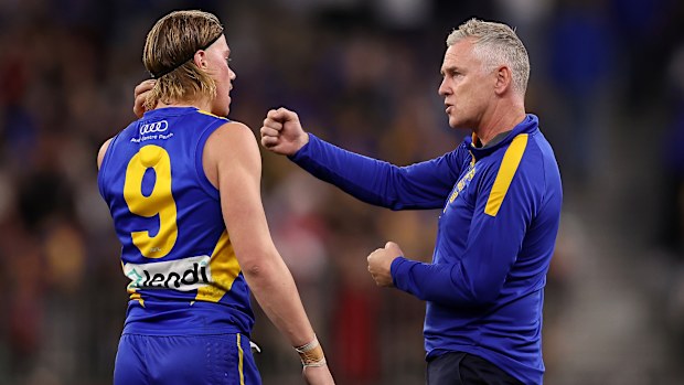 Reid was brought off the ground late in the match.