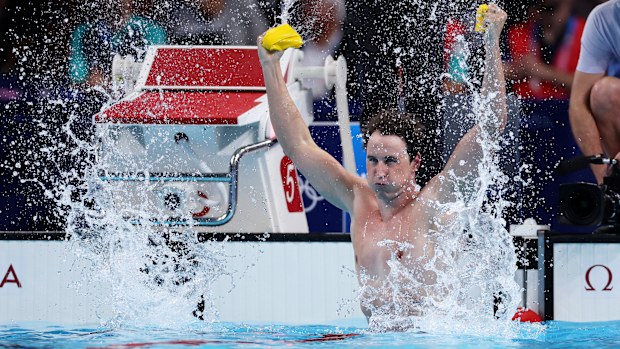 Cameron McEvoy jumped out of the blocks and held on to win gold.