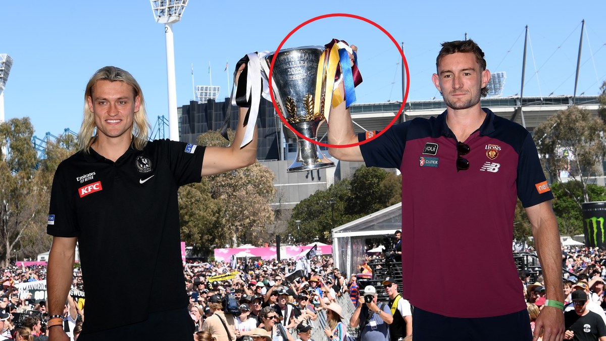 AFL news 2024, Harris Andrews grand final premiership cup Darcy Moore