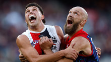 Max Gawn carved up Saints ruckman Rowan Marshall in round 11.