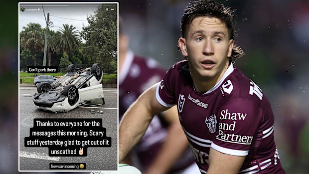 Cooper Johns posted his accident to Instagram.