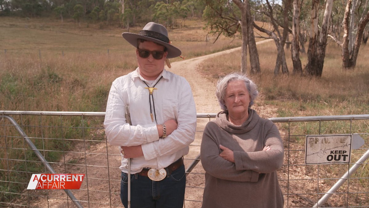 A Current Affair: Mum and son stuck in rural home after their driveway ...
