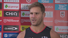 Jack de Belin speaks to media ahead of round 17. 