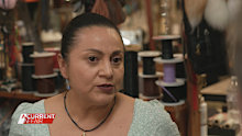 Lorena Granados lost her home and her business Roman Leather Goods in the fire and has since rebuilt from scratch.