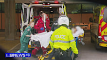 Two stabbing victims were taken to hospital following the frightening public attack. One of them is fighting for life.