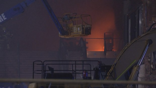An intense and suspicious fire engulfed the well-known old Jam Factory in Melbourne's east overnight, sending plumes of smoke over the area. 