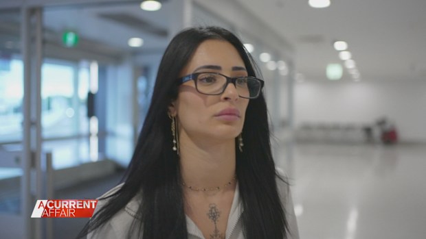 Saroukos wasn't allowed a phone call or given any food and her mother waiting at the airport had no idea where her daughter was.