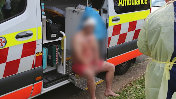 The man was injured during the search and later charged with assaulting police officer.