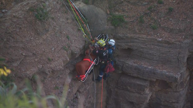 Warriewood blowhole rescue