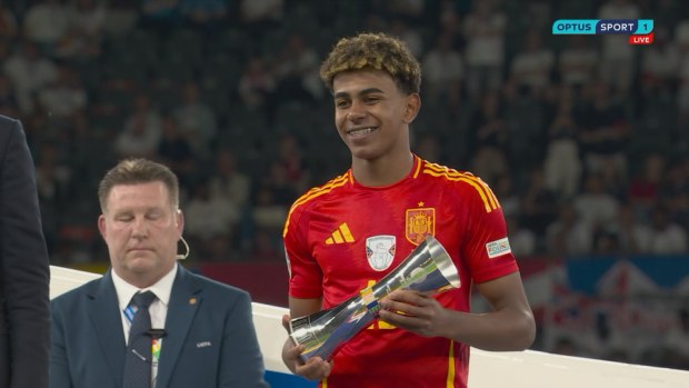 Lamine Yamal, Euro Young player of the tournament.