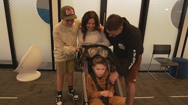 The community rallied behind Jack, raising more than $30,000 to afford the family a new pram.