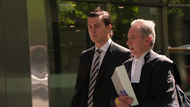 Tom Silvagni pictured leaving court IMPORTANT **ONLY USE IF SUPPRESSION ORDER IS LIFTED** 