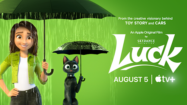 Simon Pegg stars in the new AppleTV+ animation Luck.