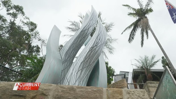 The grandparents' recent decision to put a Holocaust memorial in their backyard to honour their heritage has got them off-side with the council.