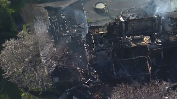  The home was undergoing renovations, meaning the owners weren't home when the fire started.